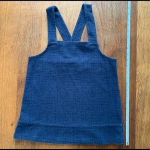Madewell Navy Criss Cross Tank Top